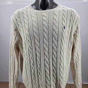 Polo Ralph Lauren Men's Cable-Knit Cotton Pullover Sweater  XXL